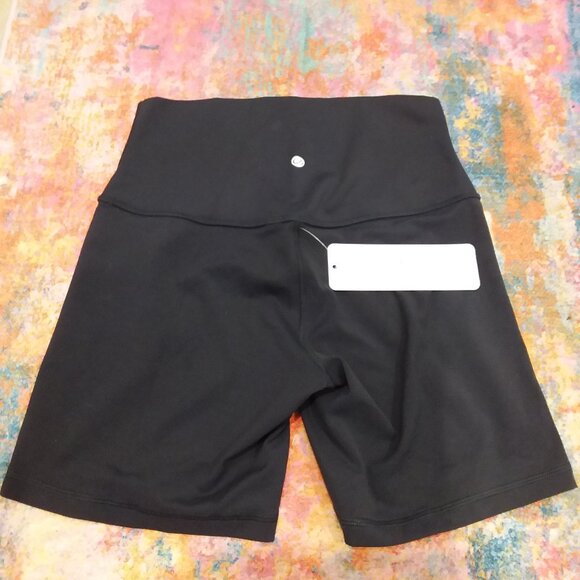 CRZ Butterlux Biker Shorts Navy M 6" - Picture 2 of 3